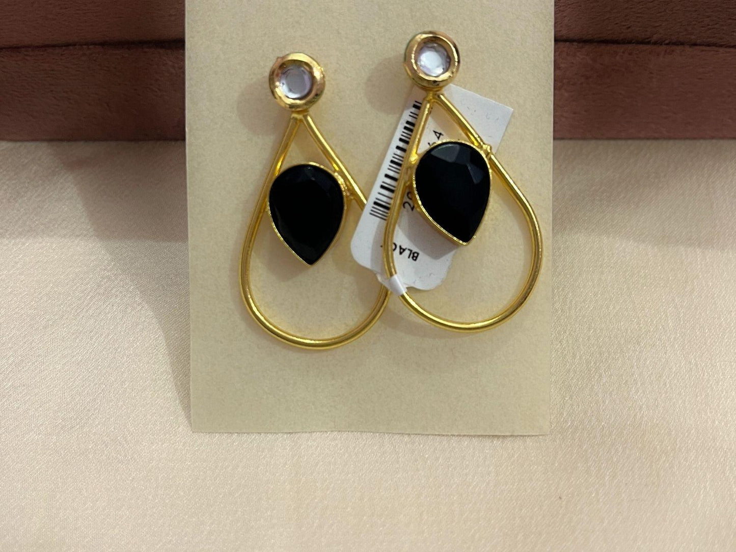 Gold Spirited 18K Plated Contemporary Earrings  10058