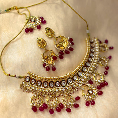 Kundan Necklace Set 1053 - Jewelit