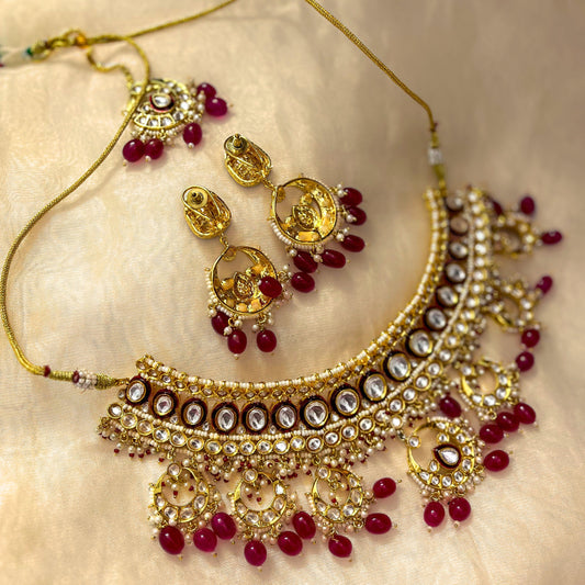Kundan Necklace Set 1053 - Jewelit