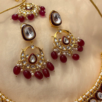 Kundan Necklace Set 1053 - Jewelit