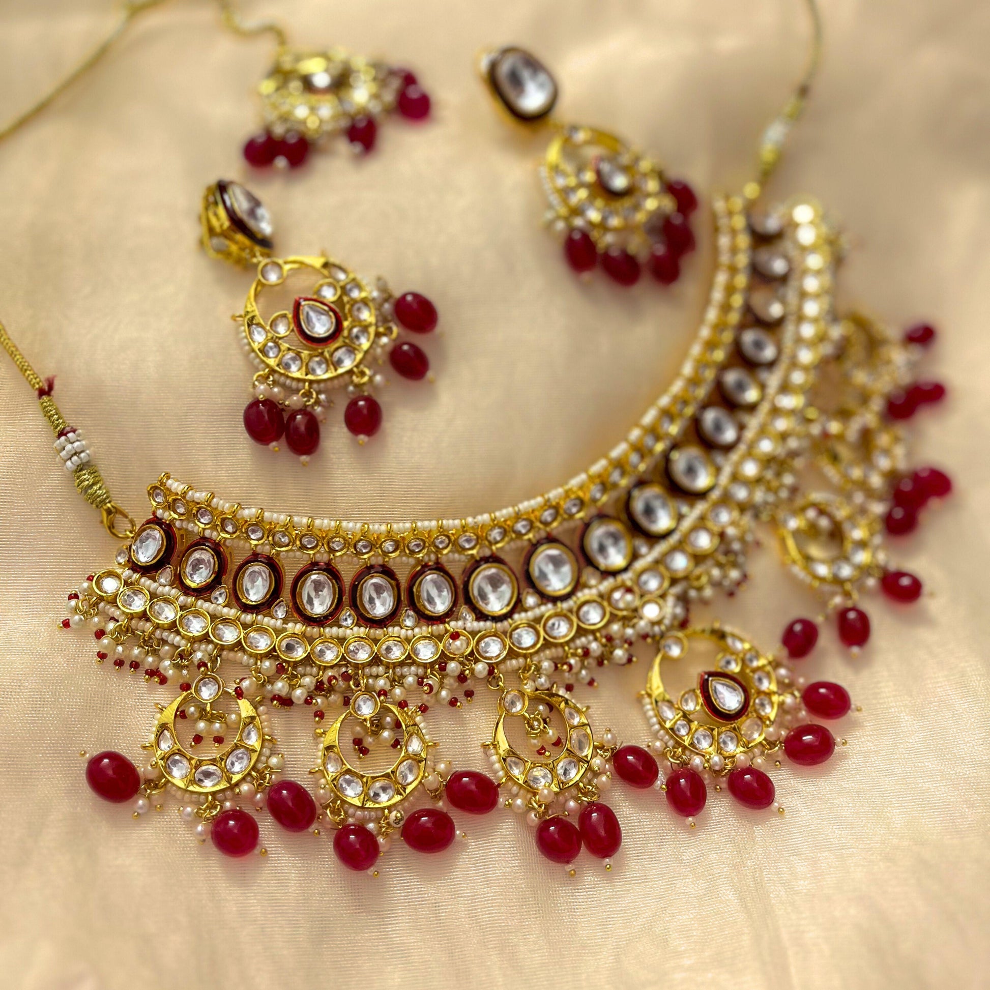Kundan Necklace Set 1053 - Jewelit