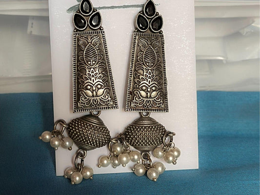Oxidized Earring 10016 - Jewelit