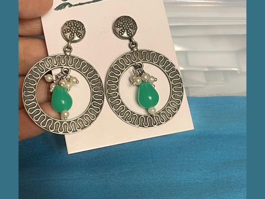 Oxidized Earring 10021 - Jewelit