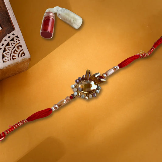 Crystal Designer Thread Rakhi