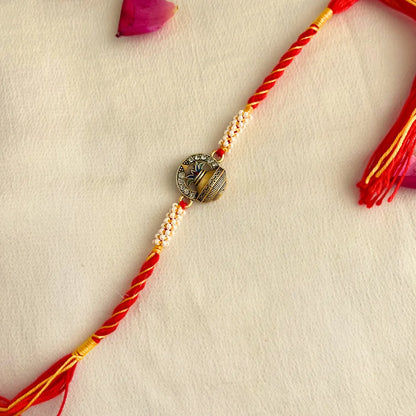 Sacred Kalash Mauli Pearl Rakhi