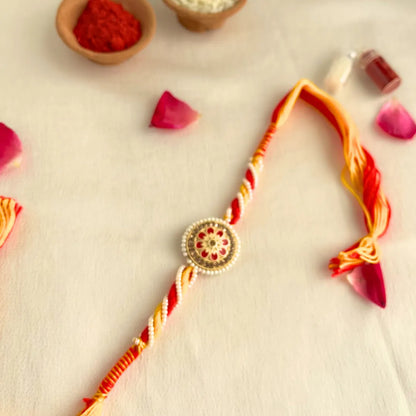 Mauli Pearl Meena Thread Rakhi