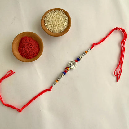 Cute Elephant Silver Rakhi