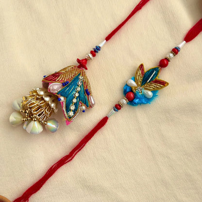 Traditional Lumba Rakhi Set