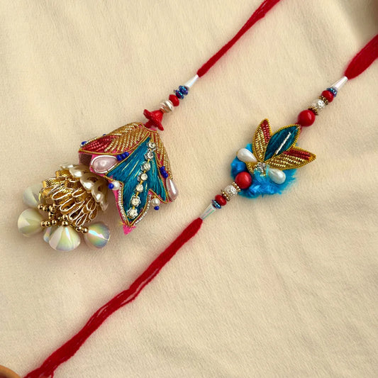 Traditional Lumba Rakhi Set