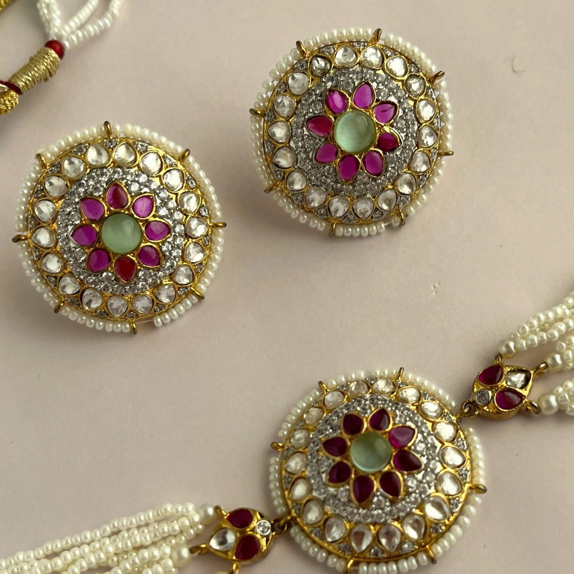 Kundan Necklace Set 1052 - Jewelit