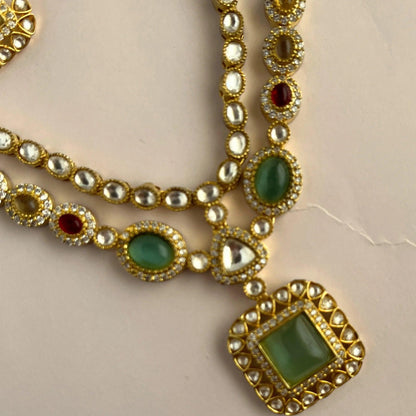 Kundan Necklace Set 1050 - Jewelit