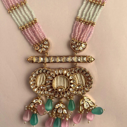 Kundan Necklace Set 1034 - Jewelit