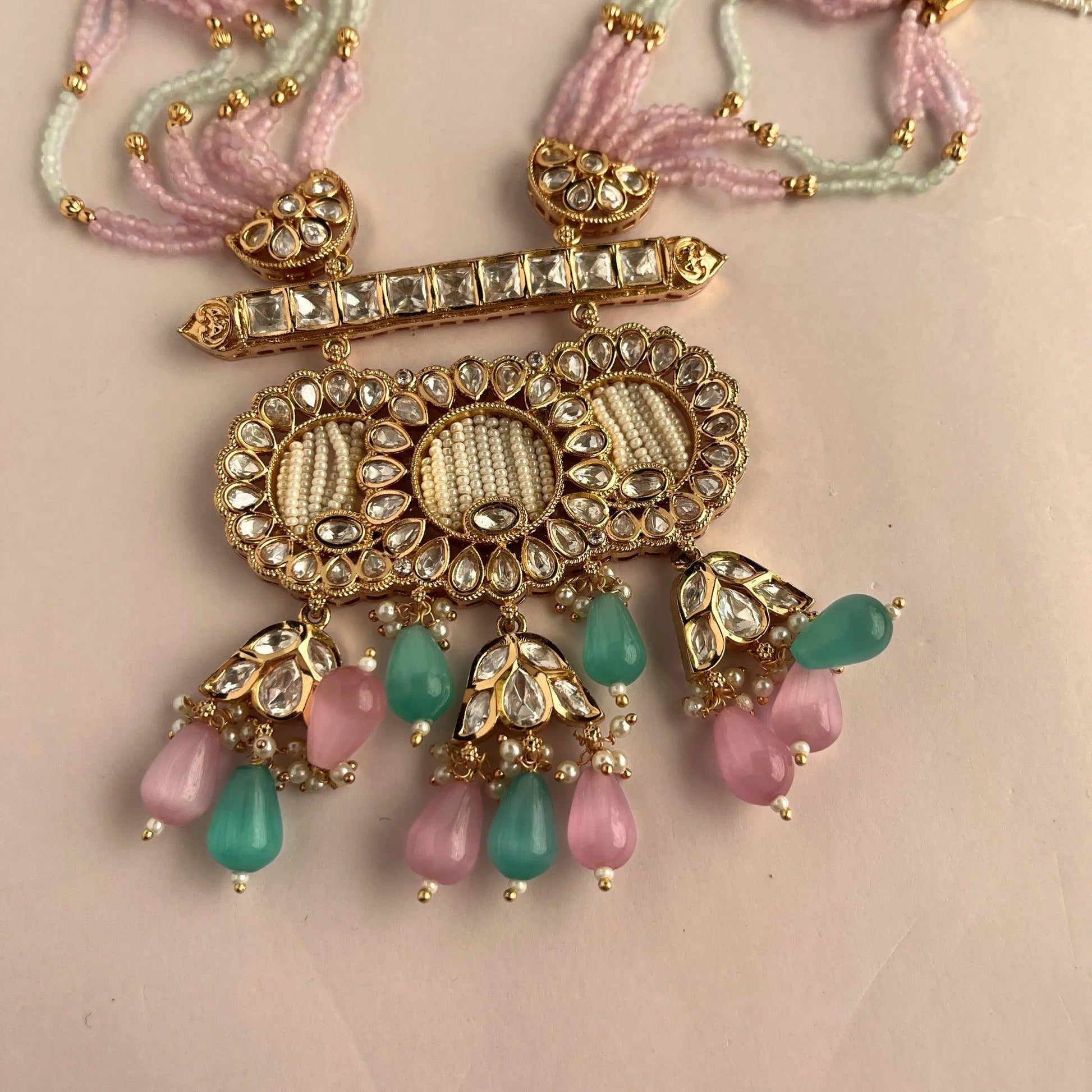 Kundan Necklace Set 1034 - Jewelit