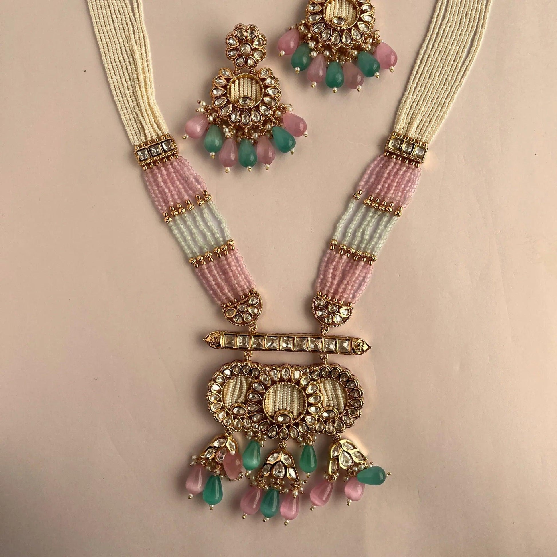 Kundan Necklace Set 1034 - Jewelit