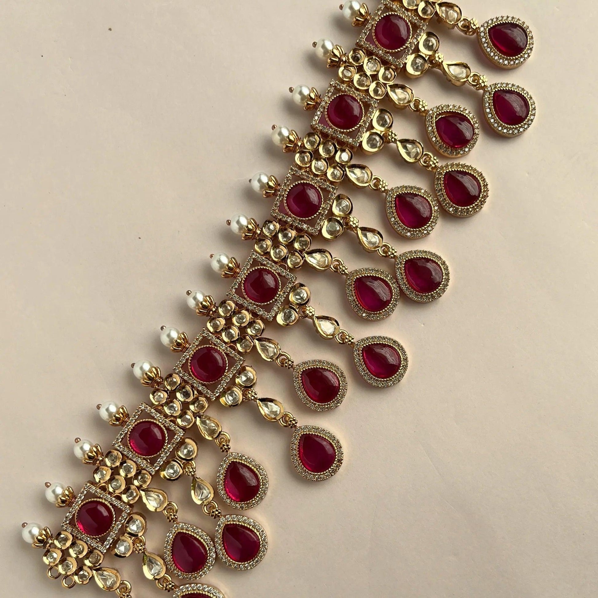 Kundan Necklace Set 1030 - Jewelit