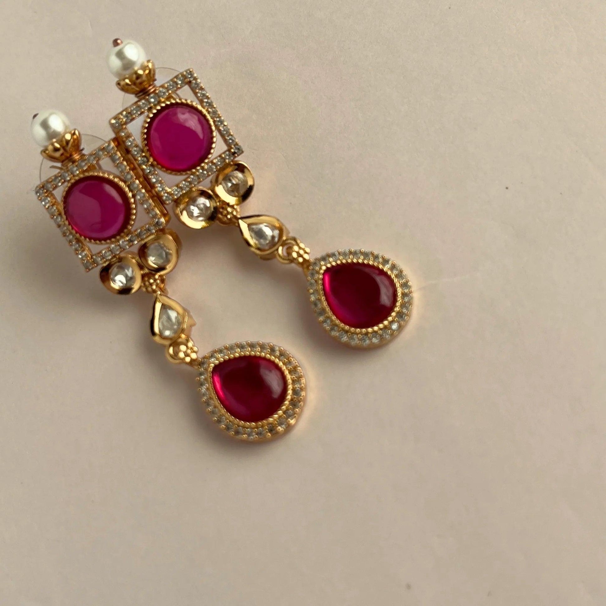 Kundan Necklace Set 1030 - Jewelit