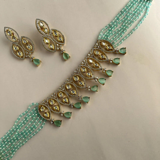 Kundan Necklace Set 1028 - Jewelit