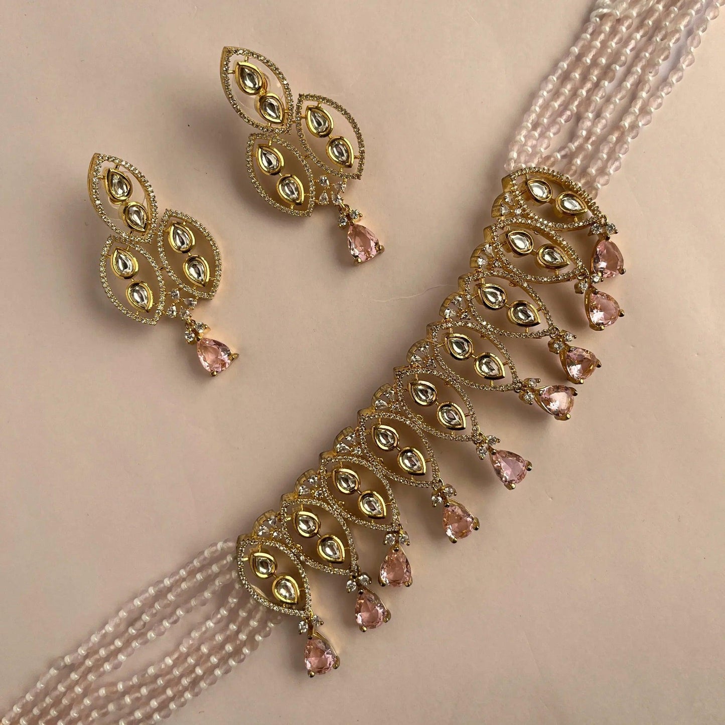 Kundan Necklace Set 1028 - Jewelit