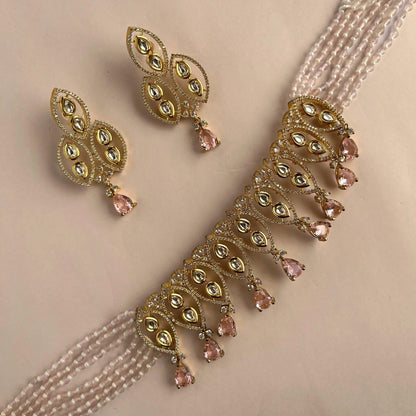 Kundan Necklace Set 1028 - Jewelit