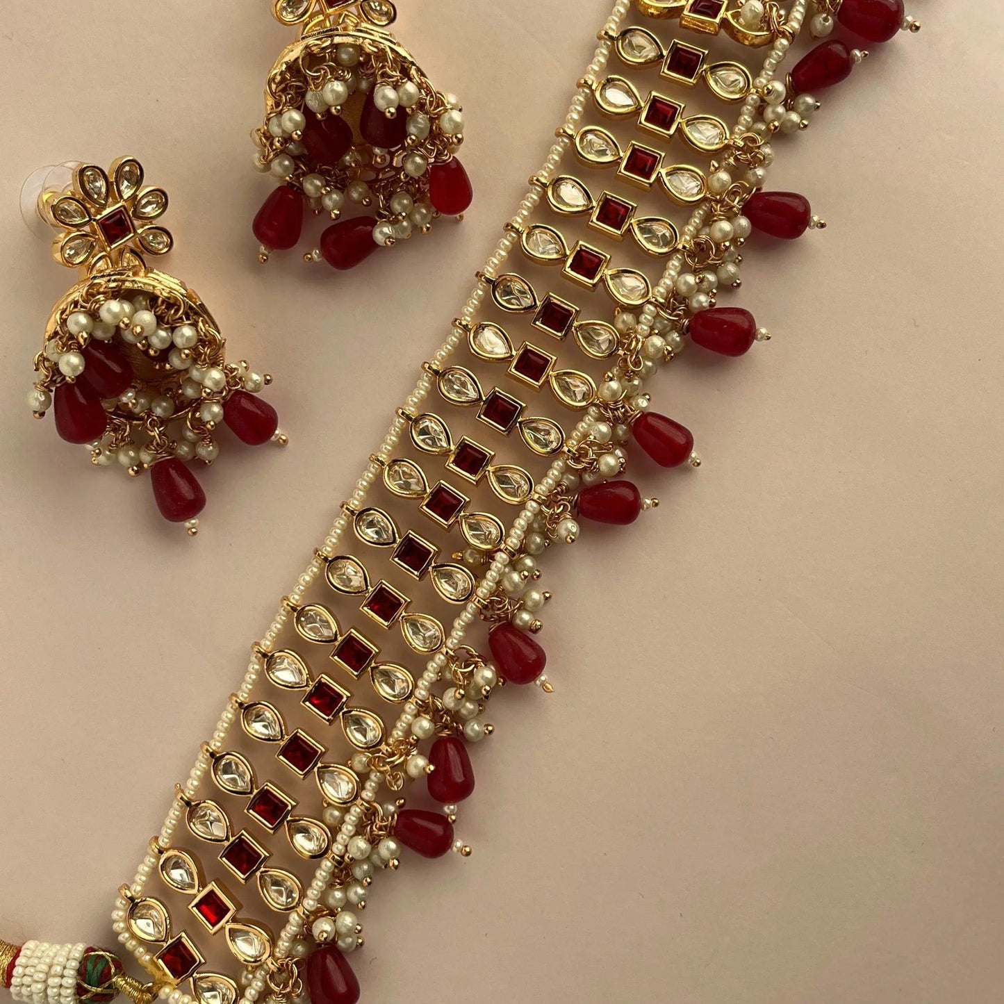 Kundan Necklace Set 1027 - Jewelit