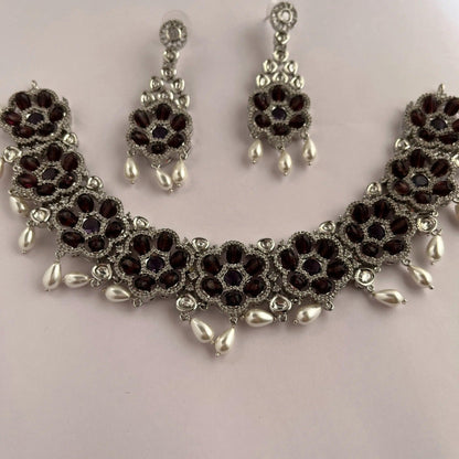 Kundan Necklace Set 1012 - Jewelit