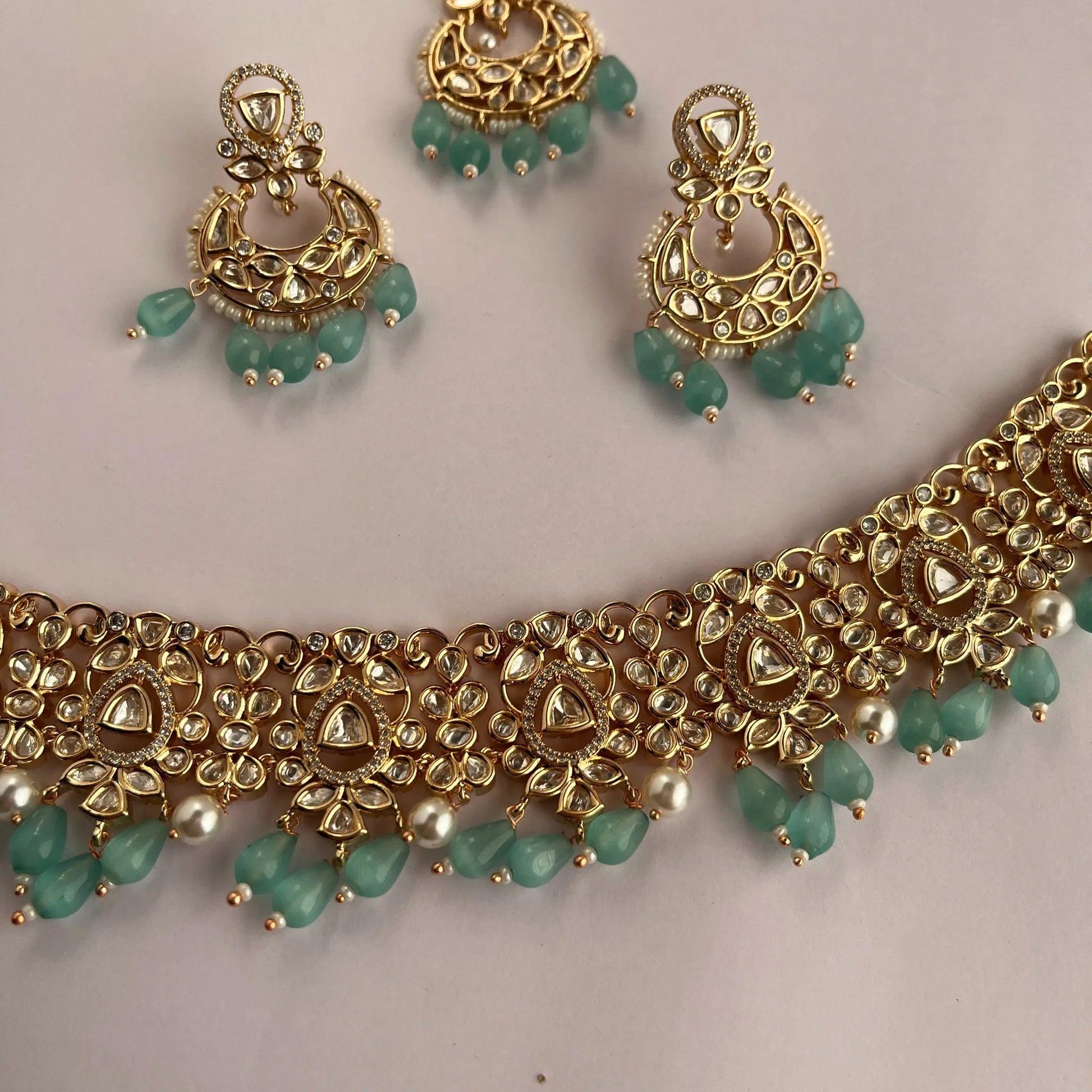 Kundan Necklace Set 1001 - Jewelit