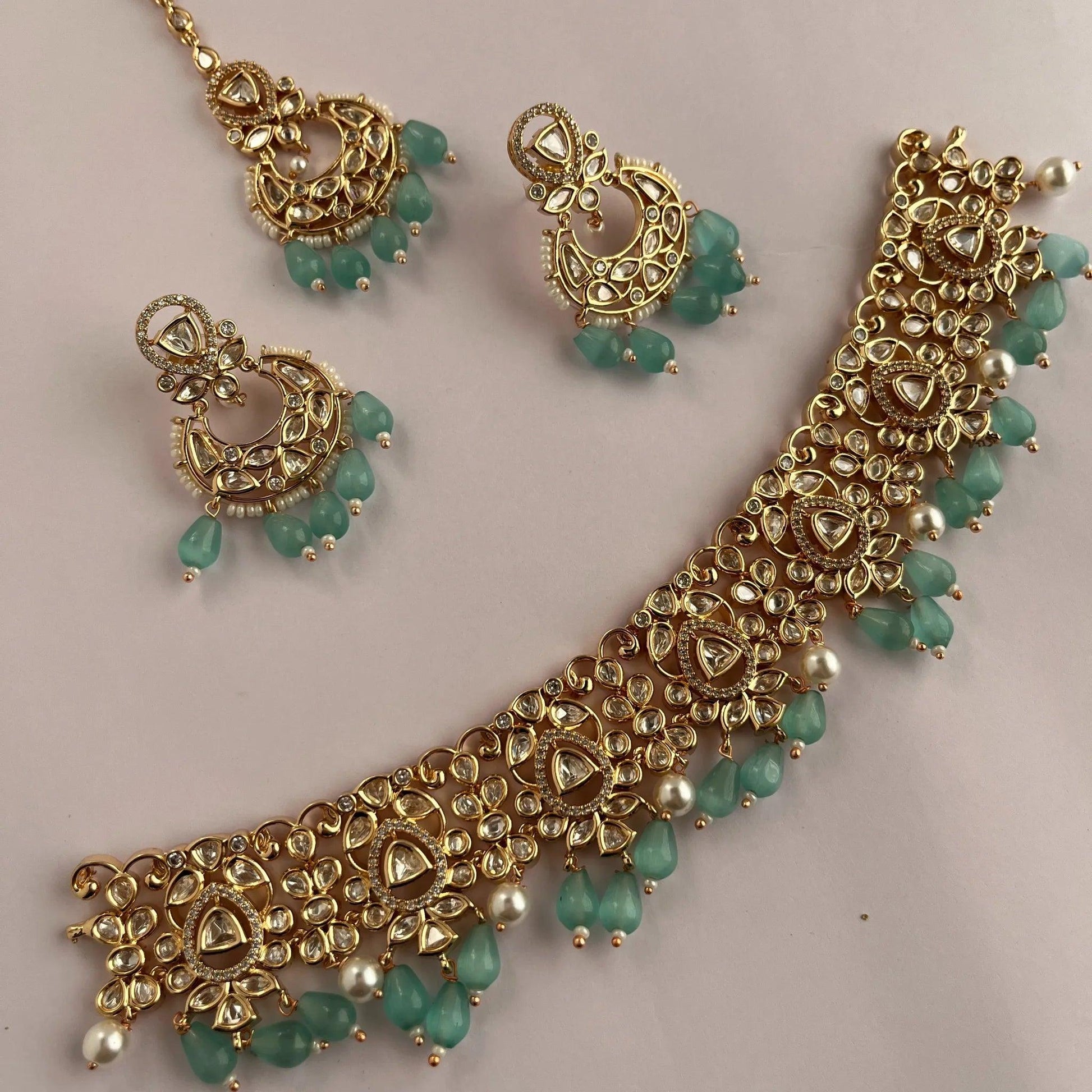 Kundan Necklace Set 1001 - Jewelit