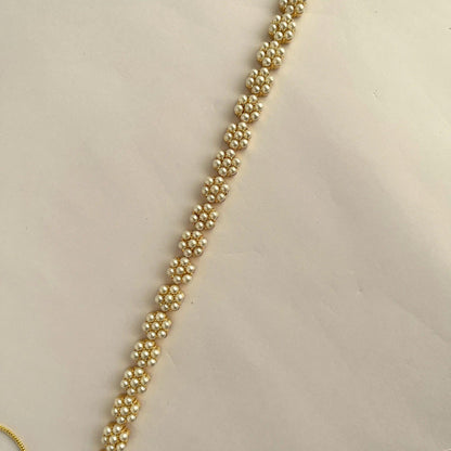 Moti Gold Plated Necklace Set 10005 - Jewelit
