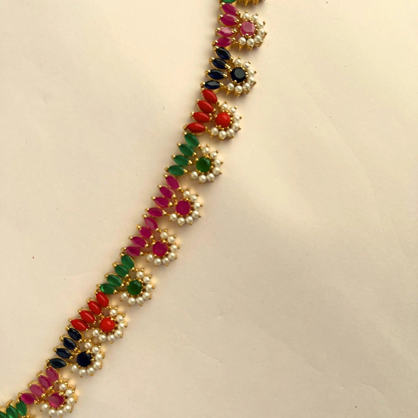 Moti Gold Plated Necklace Set 10010 - Jewelit