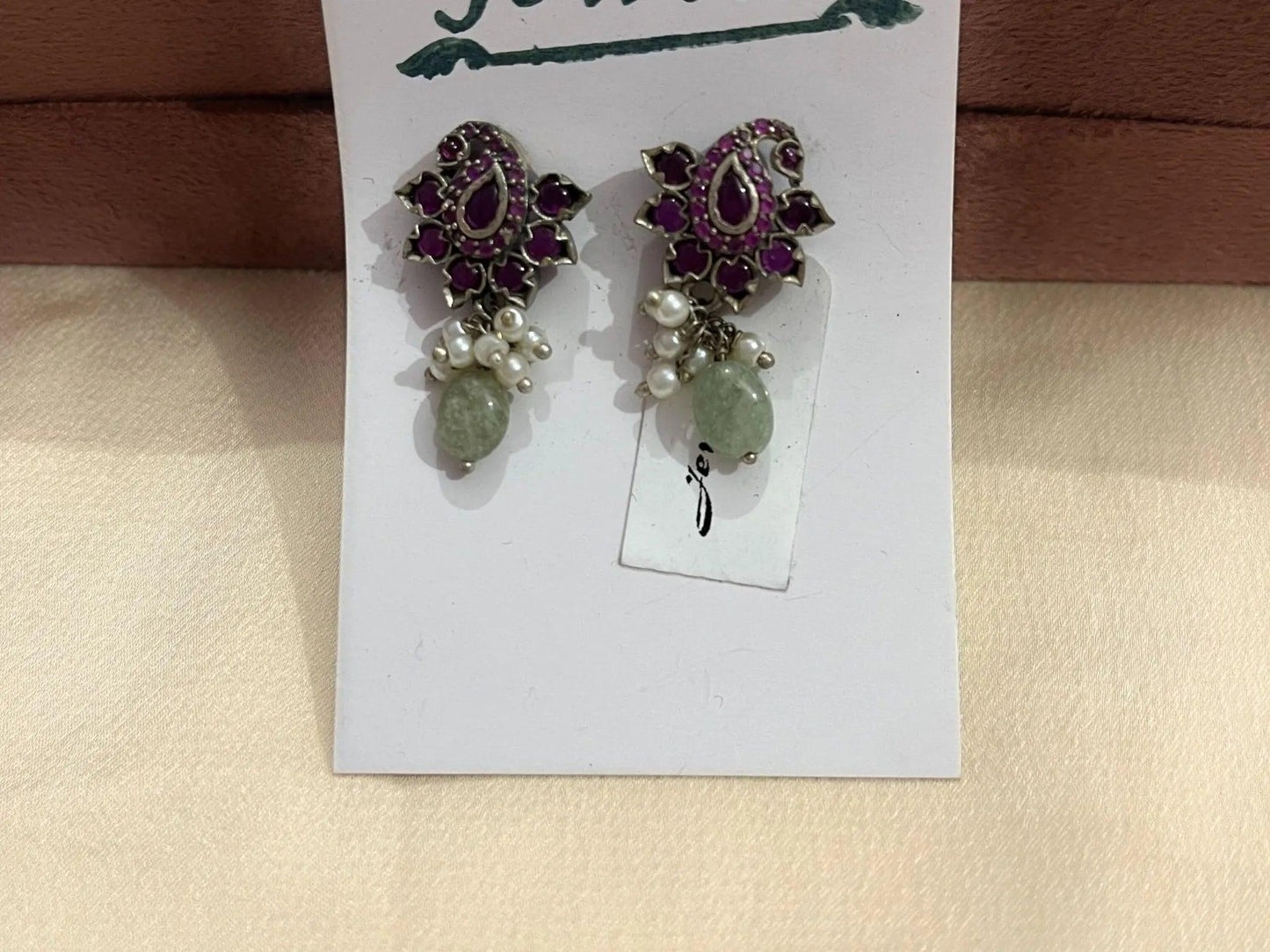 Oxidized Earring 10090