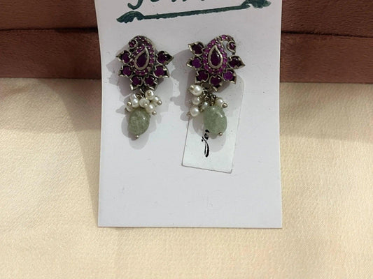 Oxidized Earring 10090