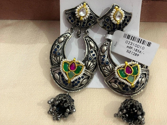 Oxidized Earring 10066