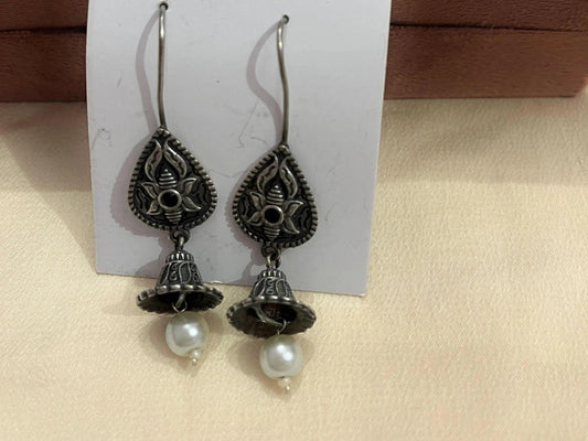 Oxidized Earring 10084