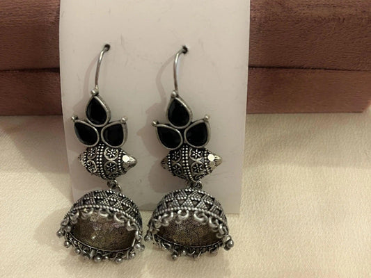Oxidized Earring 10086