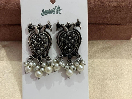 Oxidized Earring 10032 - Jewelit
