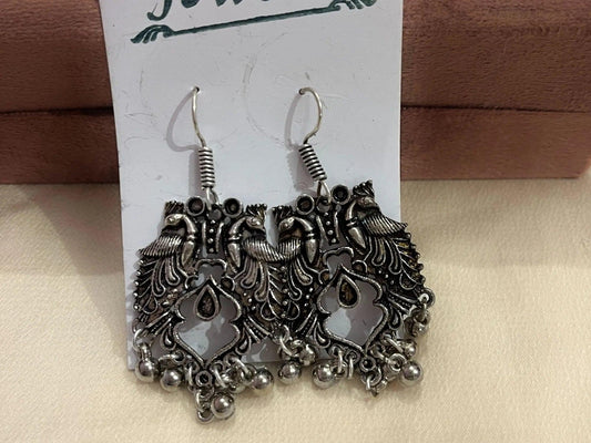 Oxidized Earring 10085