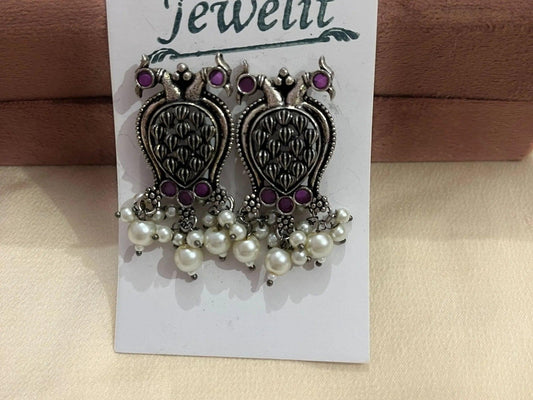 Oxidized Earring 10033 - Jewelit