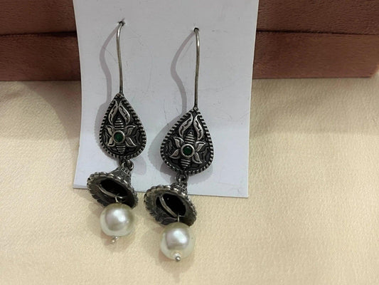 Oxidized Earring 10087
