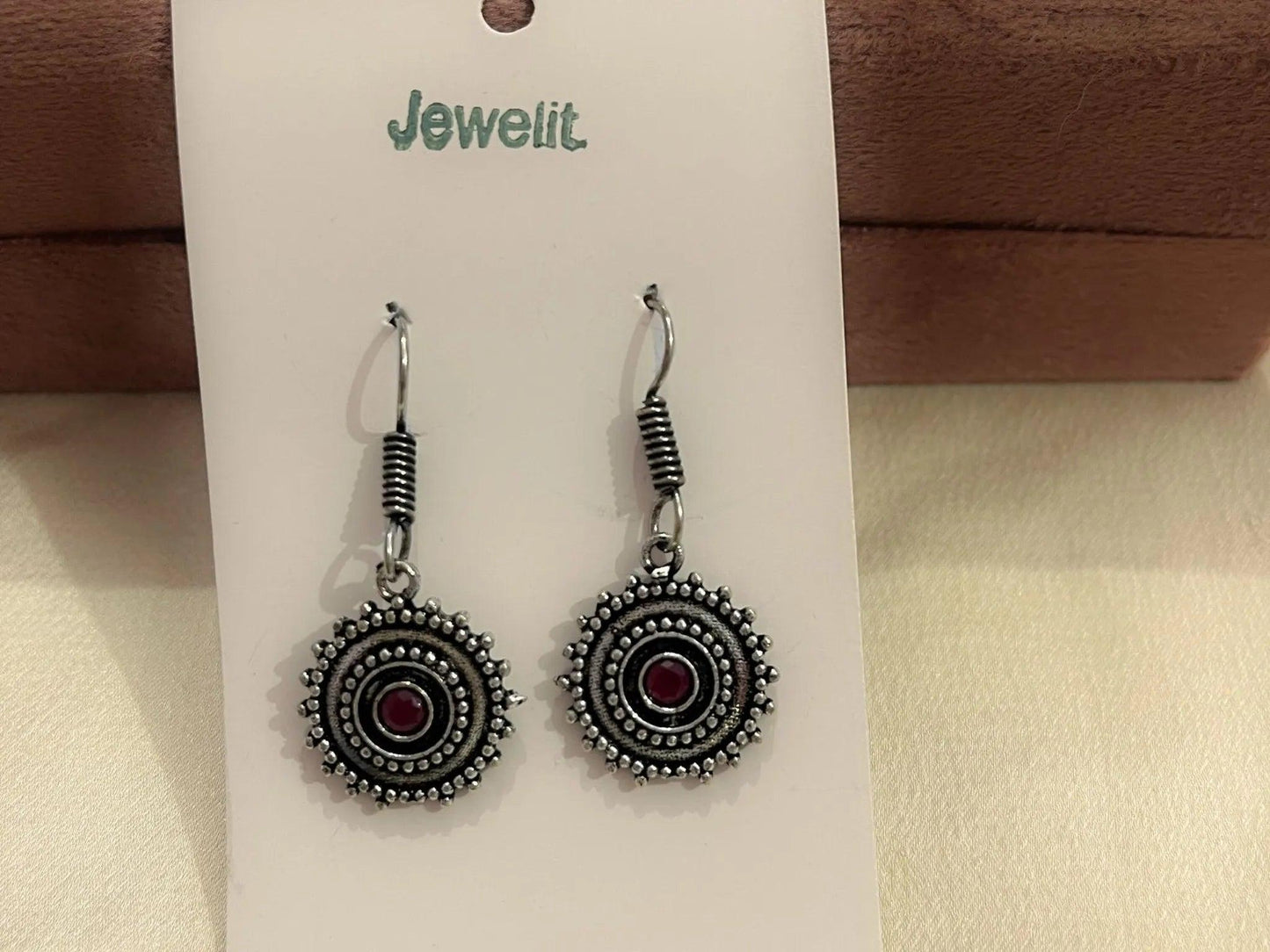 Oxidized Earring 10077