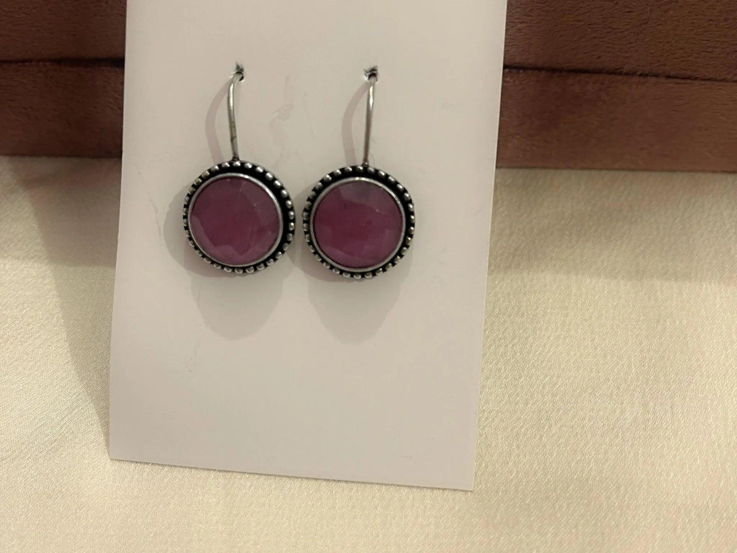 Oxidized Earring 10078