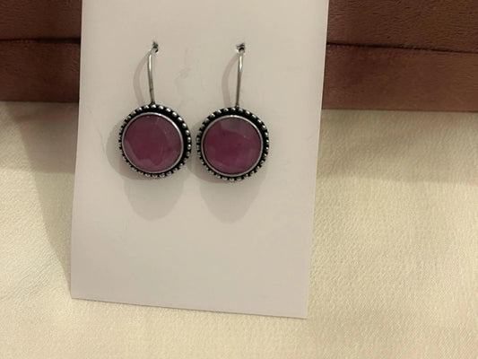 Oxidized Earring 10078