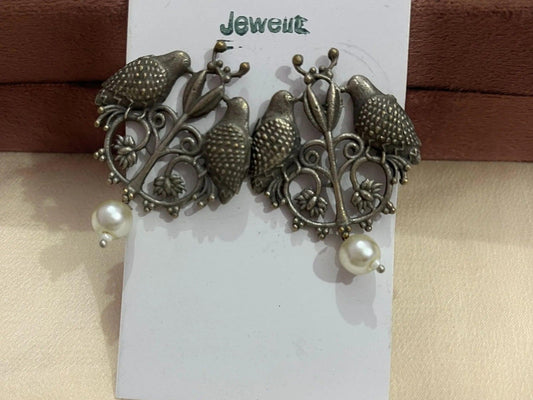 Oxidized Earring 10051