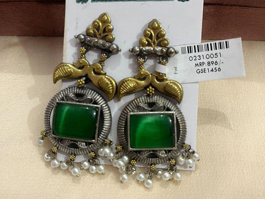 Oxidized Earring 10064