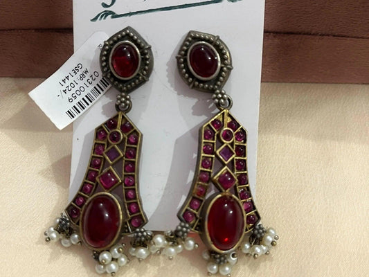 Oxidized Earring 10065