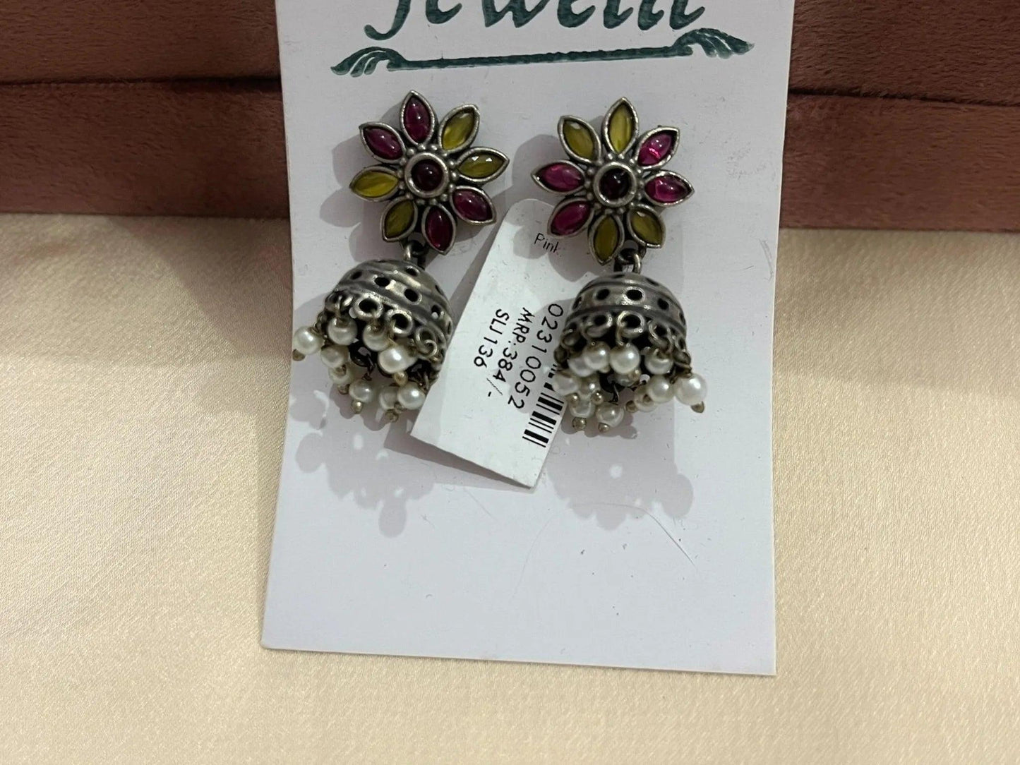 Oxidized Earring 10089