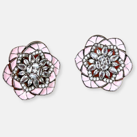Cubic Zirconia Earrings-10040