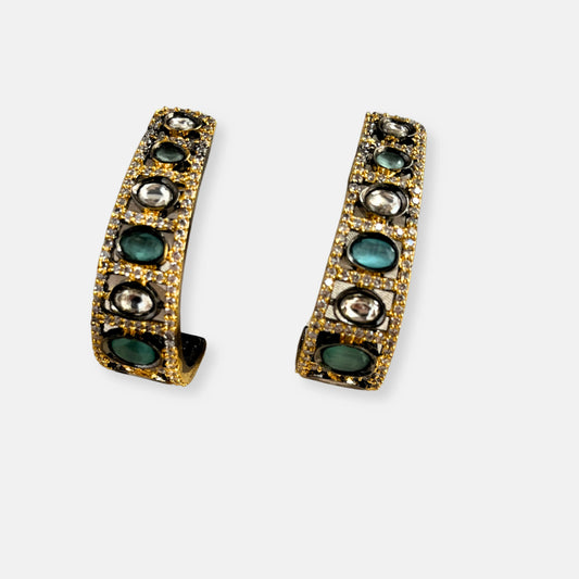 Cubic Zirconia Earrings-10017 - Jewelit