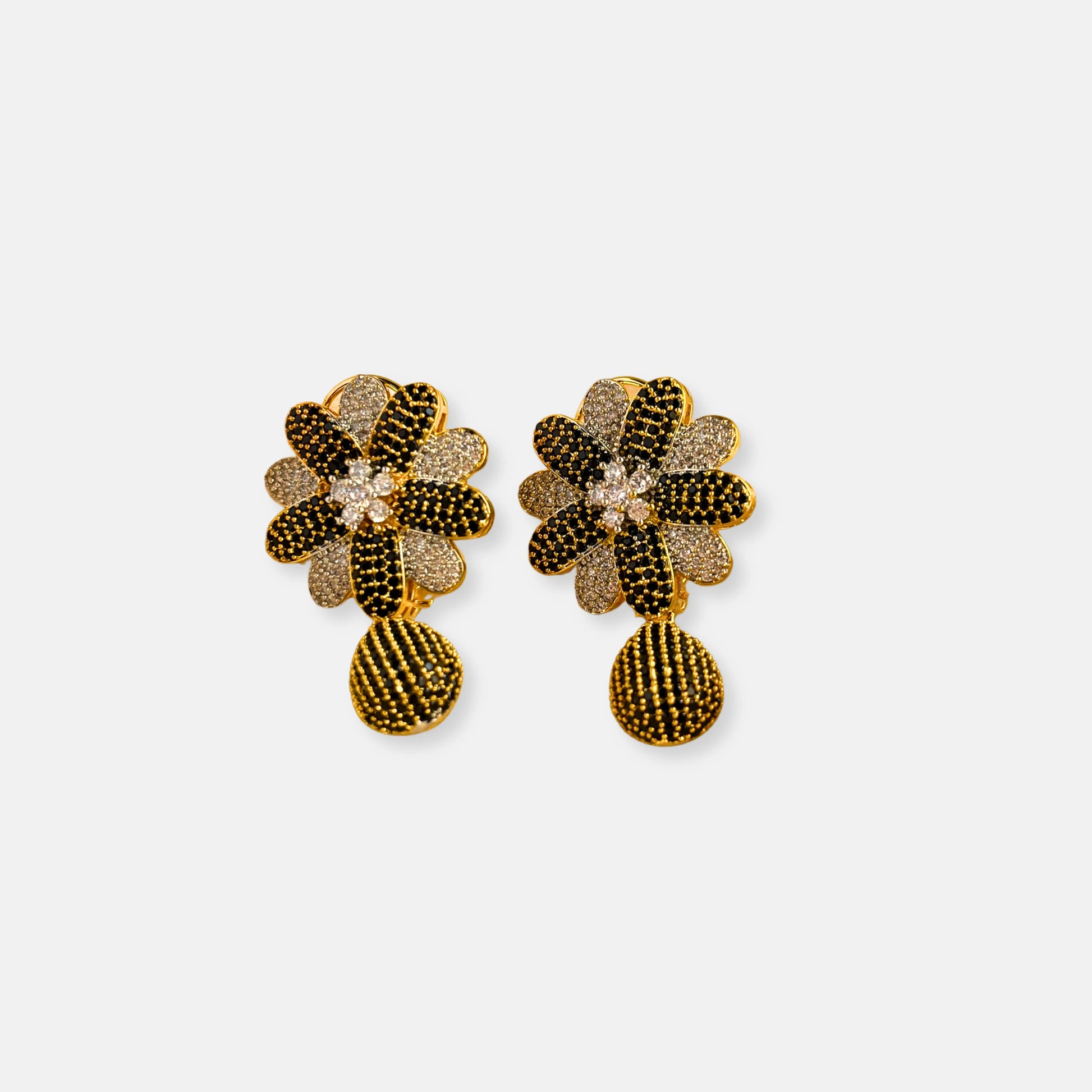 Cubic Zirconia Earrings-10021 - Jewelit